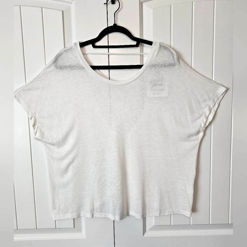 Women's White Casual Top